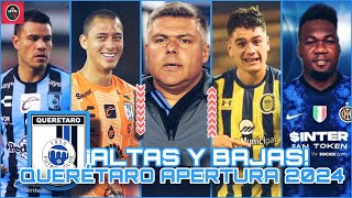 Proyecto de los GALLOS BLANCOS FICHAJES y Salidas del Queretaro para el Apertura 2024 [upl. by Aynotahs286]