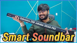 Zebronics ZEB Jukebar 3820A PRO Soundbar 🔊 with Alexa built in Unboxing amp Review  ₹8999 ⚡⚡ [upl. by Onaicnop812]