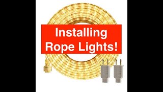 Surnie Outdoor LED Rope Light Review  Warm White 3000K [upl. by Silrak]