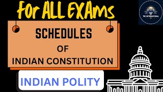 Schedules of Indian Constitution  Polity  ssc upsc [upl. by Strephon]