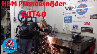 HBM CUT 40 Plasmasnijder met Digitaal Display en IGTB Technologie [upl. by Lebasiram]