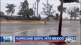 Shreveport native tells experience with Hurricane Beryl [upl. by Porche]