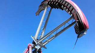 HMB Endeavor Pirate Ship Ride Californias Great America Swing California Santa Clara [upl. by Aytak]