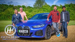 BMW i4 M50 Team Test  Fifth Gear [upl. by Casi]