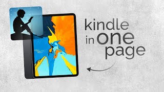 How to Get Kindle Books on iPad Single Page tutorial [upl. by Yremrej]