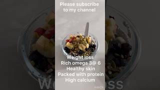 Chia seed pudding for weight loss  improves skin health more calcium  rich omega 3 amp6 [upl. by Ahidam]