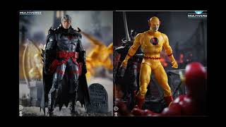 McFarlane Flashpoint Batman vs Professor Zoom 2Pack PreOrder Details [upl. by Acireh]