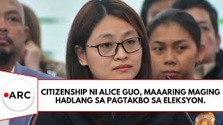 MAYRONG TANONG SA PAGKAMAMAYAN NI ALICE GUO APEKTADO BA ANG KANYANG KANDIDATURA [upl. by Lemmor]