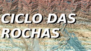 CICLO DAS ROCHAS — Rochas ígneas magmáticas sedimentares e metamórficas [upl. by Taryn]