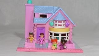 Polly Pocket Bay Window Country House Pollyville Mansion Toy [upl. by Ahsiekin]