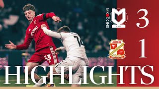 Extended Highlights MK Dons vs Swindon Town [upl. by Strang87]