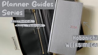 Hobonichi Weeks Mega  Detailed Planner Flip Through  Planner Guides Series [upl. by Adoree]