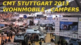 CMT Messe Stuttgart  Neue Wohnmobile  New campers [upl. by Latimer]