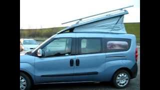 FIAT DOBLO CAMPER ELEVATING ROOF [upl. by Theis]