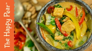 Vegan Massaman Curry in 5 minutes  THE HAPPY PEAR [upl. by Anahsirk]