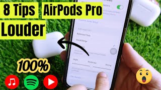 8 Tips to Make AirPods Pro Louder in 2024 iOS 17 Fix Your quiet AirPods Pro in 2024 [upl. by Sualkcin]