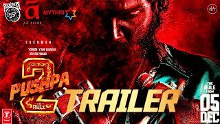 Pushpa 2 Official Telugu Trailer  Pushpa 2 Trailer  Allu Arjun  Sukumar  Rashmika Mandanna DSP [upl. by Sucirdor]