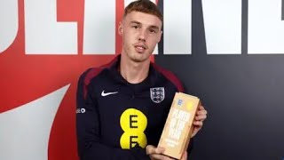 English SensationCole Palmer named England mens player of the year 202324beating BellinghamSaka [upl. by Calderon174]