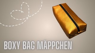 Boxy Bag Mäppchen aus Kunstleder nähen [upl. by Brunhild997]