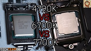 7700K vs 6700K vs 4790K [upl. by Einnod]