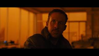 Blade Runner 2049  K and Deckard Bar Scene HD [upl. by Tenrag]