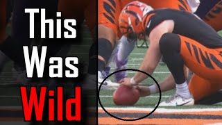 Fumbled hold costs the game in overtime  Cincinnati Bengals Vs Baltimore Ravens [upl. by Weston373]