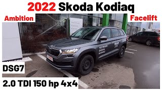 NEW Skoda KODIAQ Facelift 2022 Ambition Interior amp Exterior Review [upl. by Nyret30]