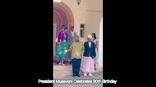 HE Yoweri Kaguta Museveni Celebrates 80th Birthday uganda [upl. by Rimidalv]