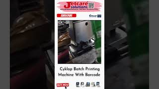 Cyklop Batch Printing Machine with Barcode shorts ytshorts cyklop videojet batchprinter [upl. by Aneloc]