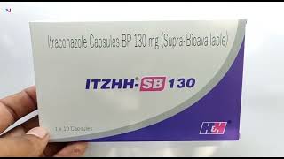 ITZHHSB 130 Capsules  Itraconazole Capsules BP 130mg SupraBioavailable  Itzhh SB 130mg Capsule [upl. by Benji]