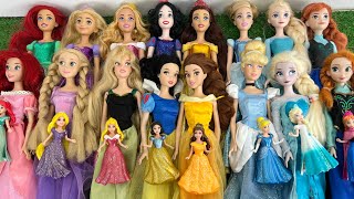 Wrapped Disney Princess Doll Mattel and Original Dolls  DIY Miniature Dress Satisfying Dolls ASMR [upl. by Enicar210]