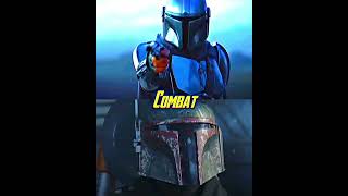 MANDALORIAN VS BOBA FETT  battle shorts starwars mandalorian bobafett [upl. by Laleb]