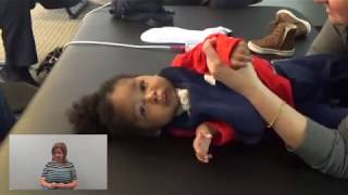 Atypical Development Baby SMA Type 1  Hypotonia Low Tone Exercises [upl. by Carolina]