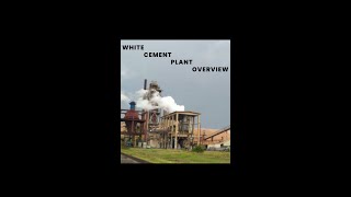 White cement plant overviewcement factory process [upl. by Sybyl]