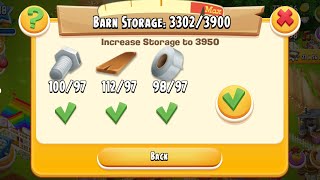 Restocking the Barn  Hay Day Lvl 118 Gameplay [upl. by Ydissak972]