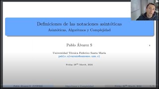 Aplicando definiciones Asintóticas  Algoritmos y Complejidad [upl. by Ema481]