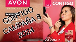 CATÁLOGO AVON CONTIGO CAMPAÑA 8  2024 [upl. by Airtened971]