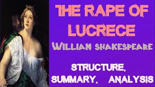 Lucrece by William Shakespeare Sources Summary Themes and Analysis [upl. by Cormack89]