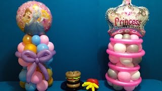 Princess Balloon Columns Party Decorations [upl. by Duthie]