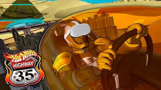 Hot Wheels VR Highway 35 World Race  Leg 3 Desert Heat Distance Gameplay [upl. by Elocel366]