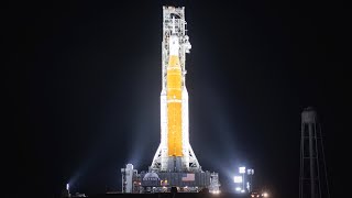 TIMELAPSE NASA’s SLS Mega Moon Rocket Rollout [upl. by Milly]