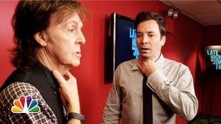 Jimmy Fallon and Paul McCartney Switch Accents Late Night with Jimmy Fallon [upl. by Lenwood]