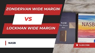 Zondervan NASB Wide Margin vs Lockman Wide Margin [upl. by Simon]