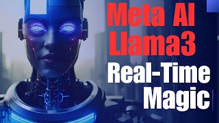 Metas AI with Llama 3  Breaks the Internet with RealTime Magic [upl. by Notlimah]