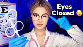 ASMR Cranial Nerve Exam but EYES CLOSED 👀 Doctor ASMR for Sleep ❤️ Follow my Instructions [upl. by Eirek398]