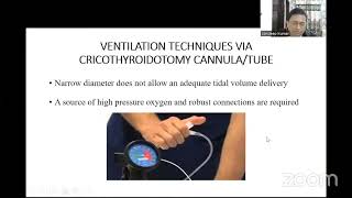 APPEC2023 DAY 1 Cricothyroidotomy Set procedure and indications amp AMBU [upl. by Ezitram27]