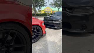 Mopars takeover gas station 🎥🥷🏽hellcat srt dodge viralvideo edc [upl. by Nolyak]