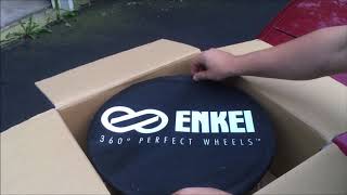 ENKEI92 UNBOXING VIDEO GOLD 15X7 [upl. by Hilten]