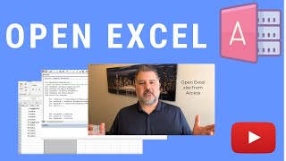 How to Open Excel from Access Using VBA [upl. by Peppi996]