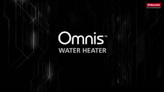 Omnis  Range Of Smart Water Heaters [upl. by Noiz]